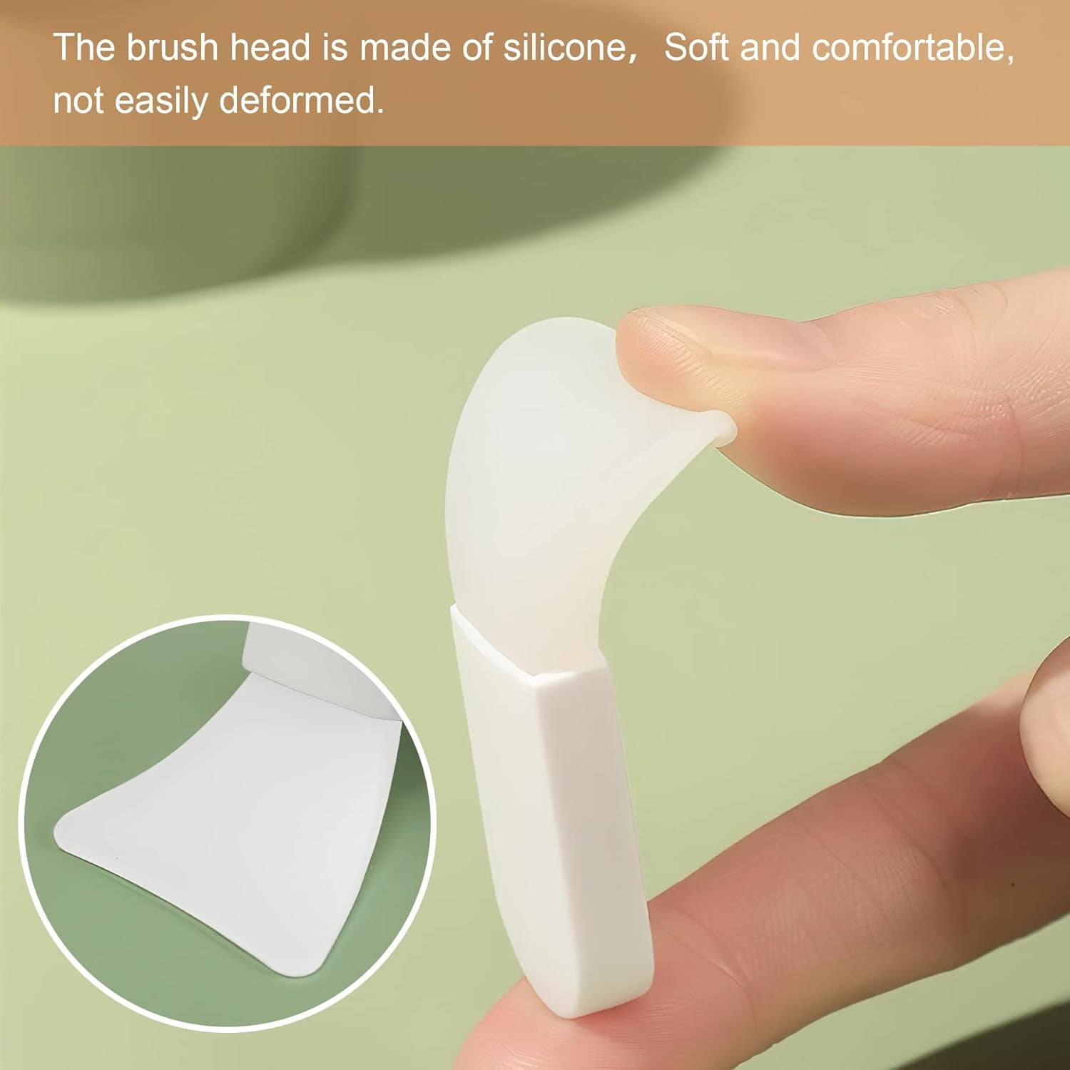 4PCS Face Mask Applicator Brushes,  Soft Silicone Face Mask Brush Portable Makeup Spatula for Cosmetic Mask, Mud, Clay Mask, Eye Mask, Body Lotion