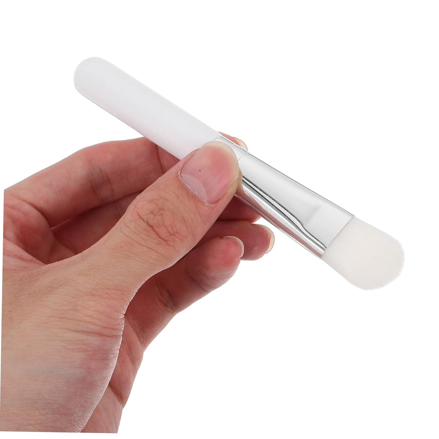 3Pcs Facial Mask Applicator Soft Brush for Even Skincare Application Delicate White Wooden Handle for Mud Masks and Beauty Treatments Reusable and Travel-Friendly