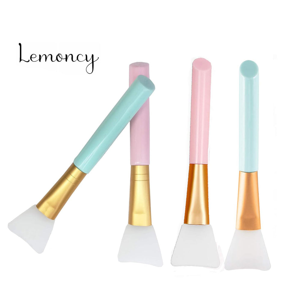 2 Pc Silicone Facial Mask Brush Hairless Face Mask Brush Makeup Applicator Brush Mask Mud Brush Tools Mask Applicator Makeup Cosmetic Brush for Facial Eye Body Mask DIY Needs